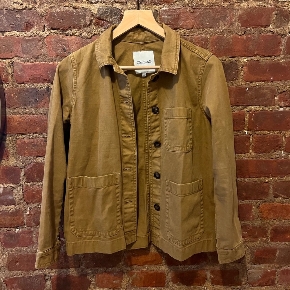 Madewell Garment Dyed Ashwood Chore Jacket
